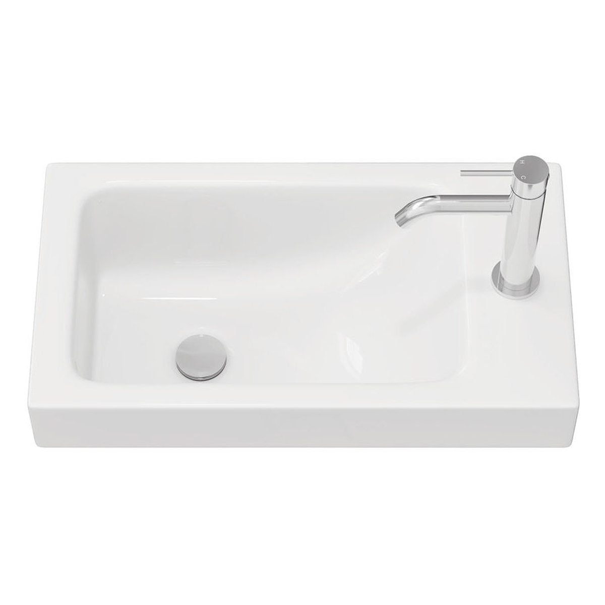 Fienza Denzel Slim Ensuite Depth Ceramic Basin Top