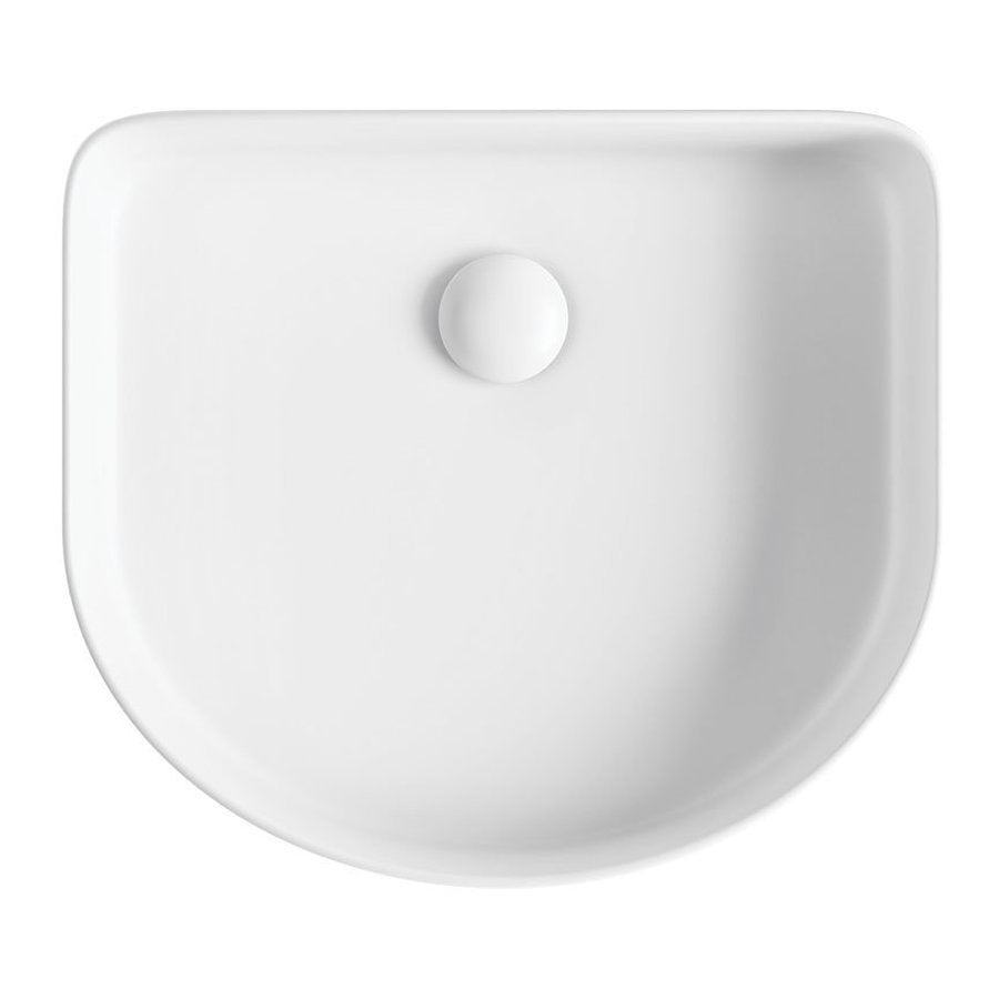Fienza Eleanor Arch Above Counter Fluted Basin, Matte White