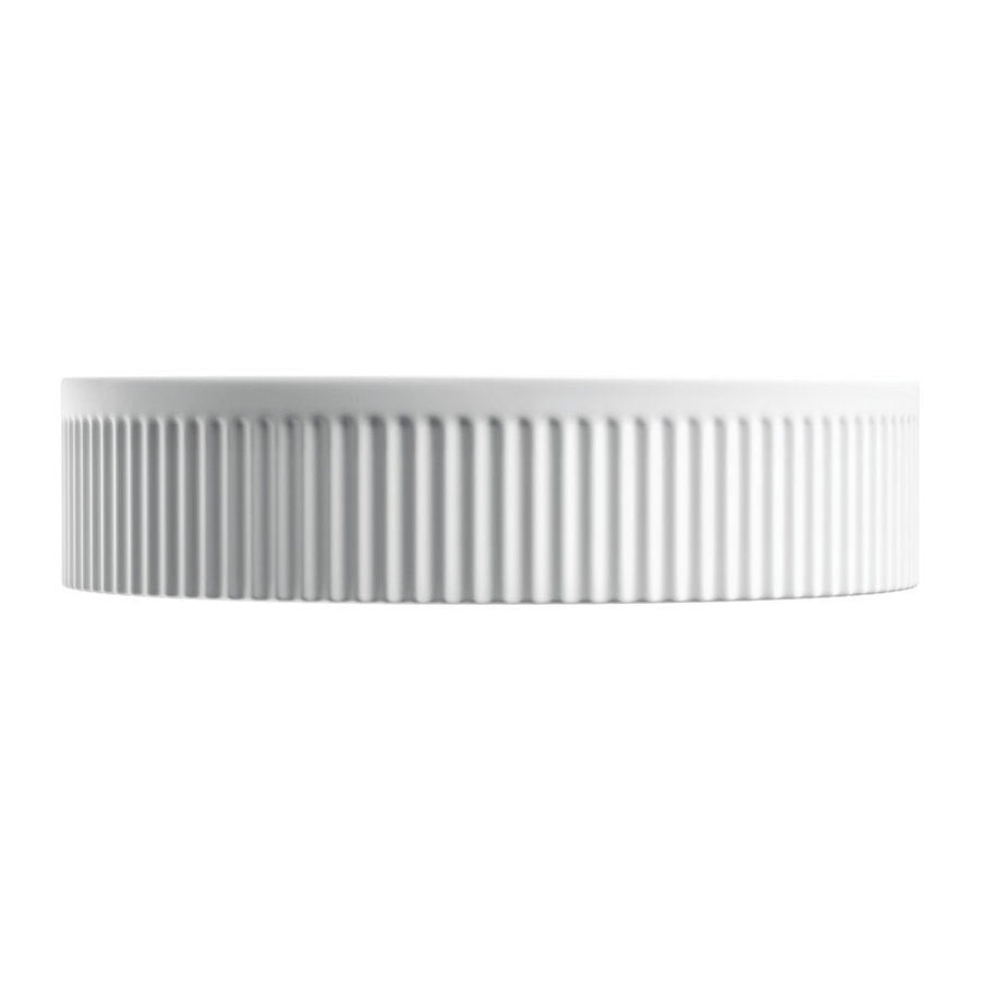 Fienza Eleanor Arch Above Counter Fluted Basin, Matte White