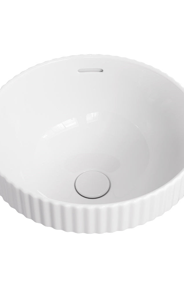 Fienza Eleanor Round Semi-Inset Basin, Gloss White