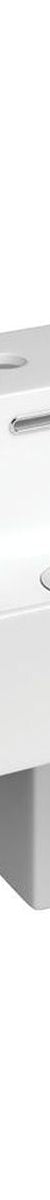 Fienza Tono Care Wall Basin with Integral Shroud, Right Bowl, 1 tap hole