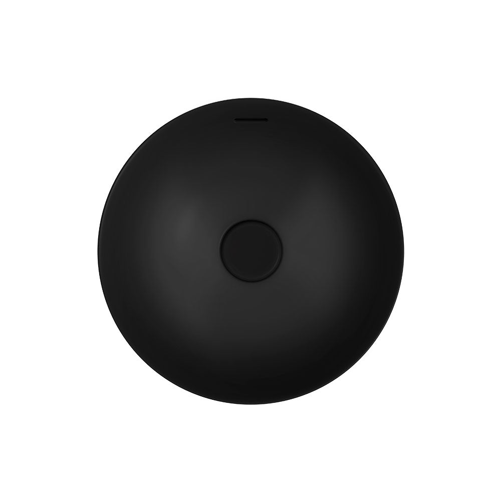 Fienza Aluca Round Semi-Inset Basin, Matte Black