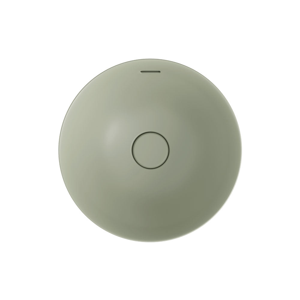 Fienza Aluca Round Semi-Inset Basin, Matte Olive