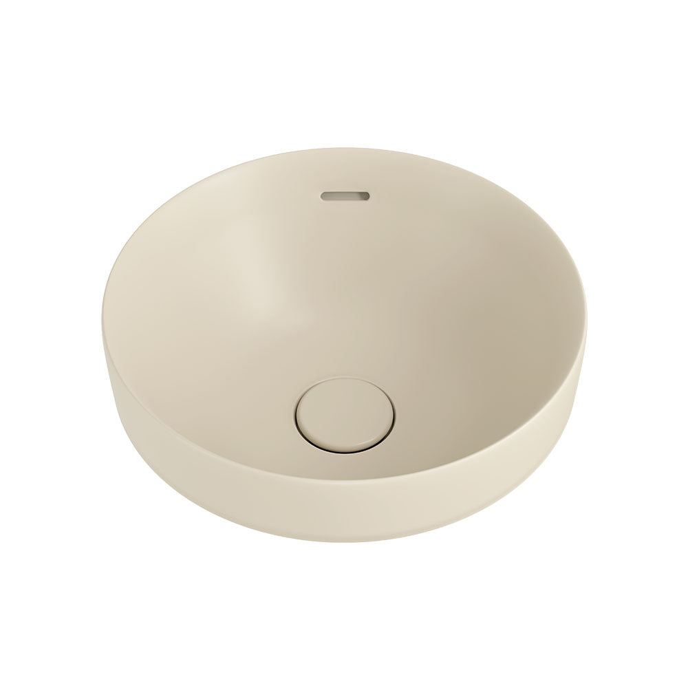 Fienza Aluca Round Semi-Inset Basin, Matte Khaki
