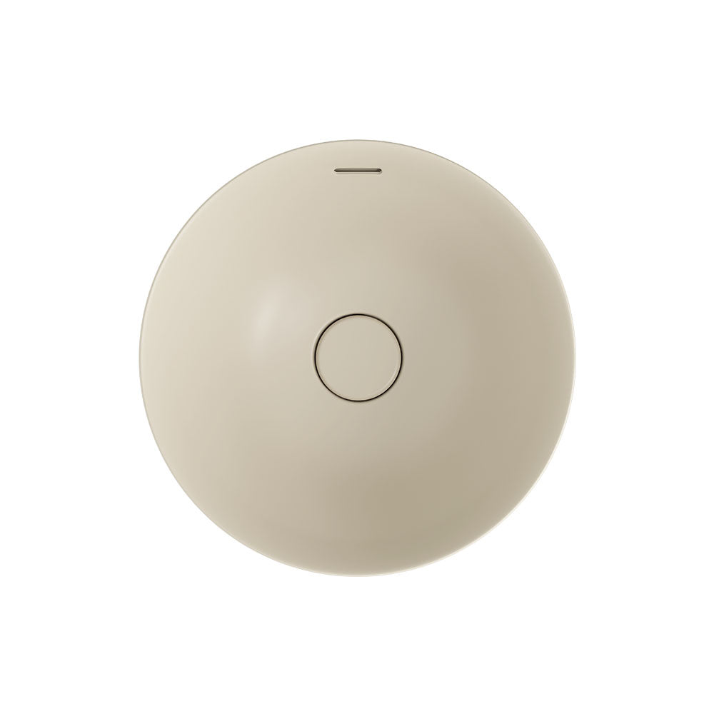Fienza Aluca Round Semi-Inset Basin, Matte Khaki