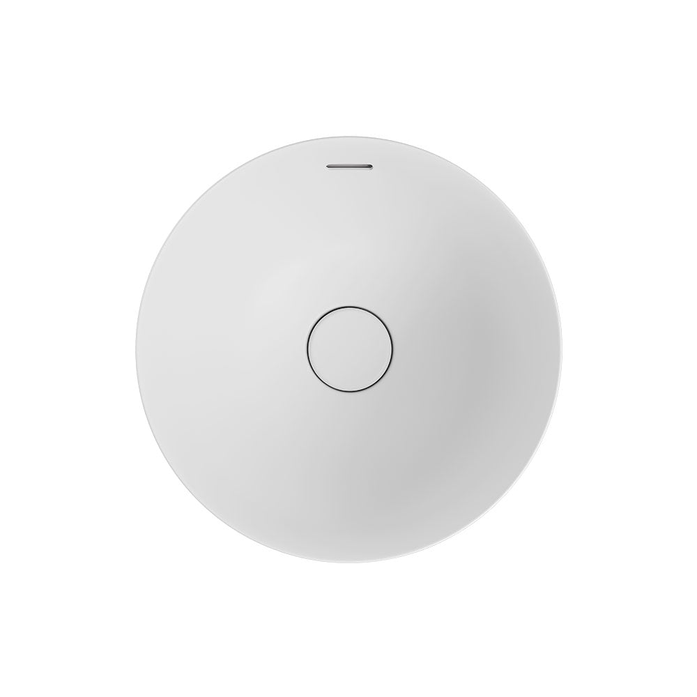 Fienza Aluca Round Semi-Inset Basin, Matte White