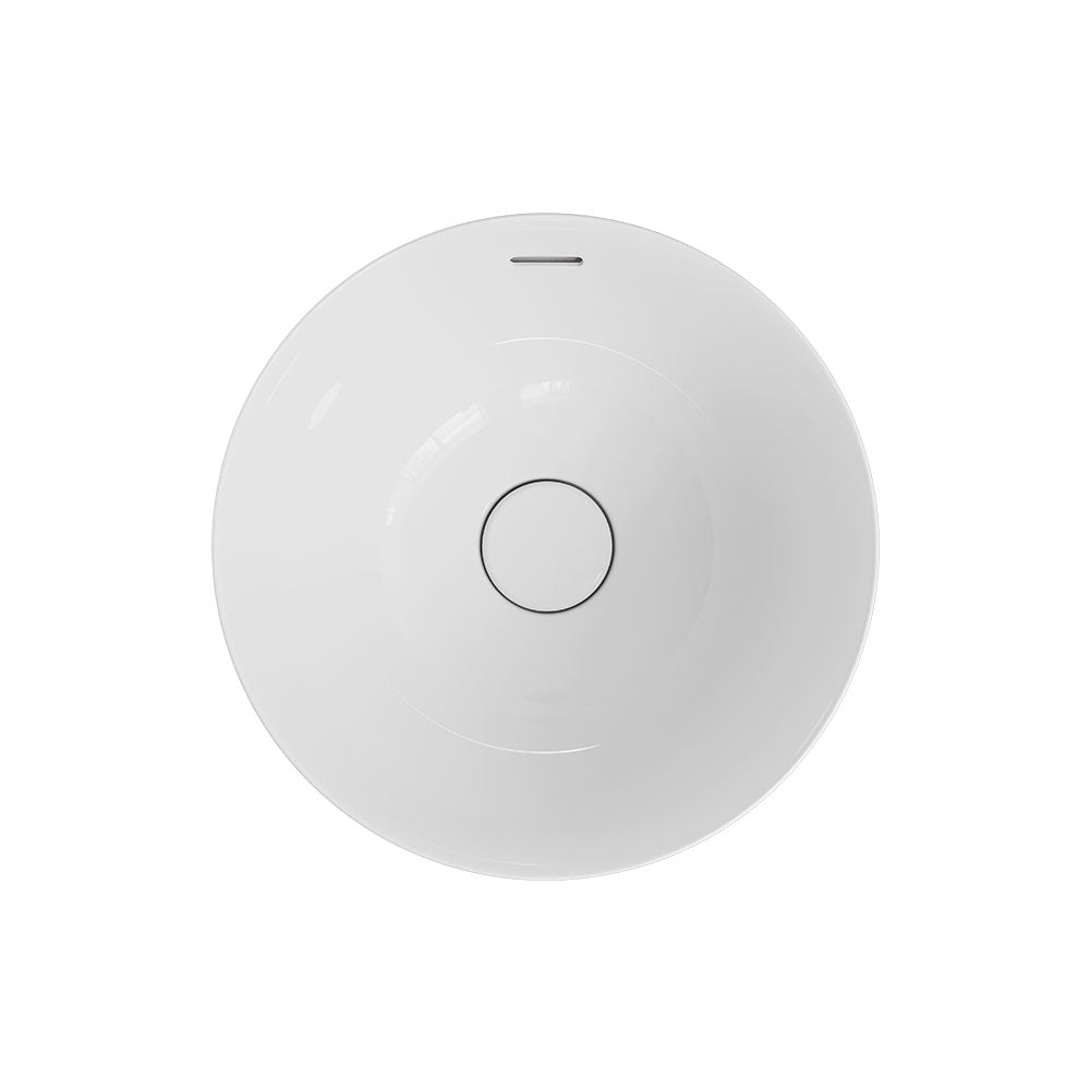 Fienza Aluca Round Semi-Inset Basin, Gloss White