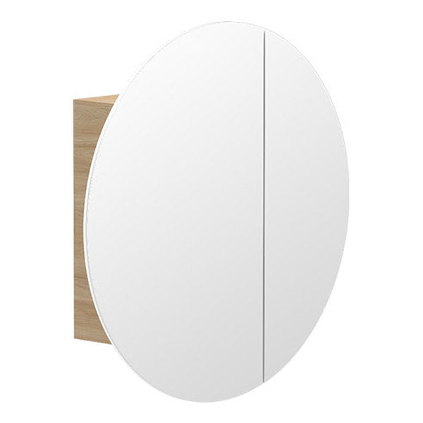 ADP Round Mirrored Cabinet 800, 2-Doors