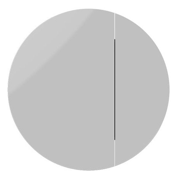 ADP Round Mirrored Cabinet 800, 2-Doors