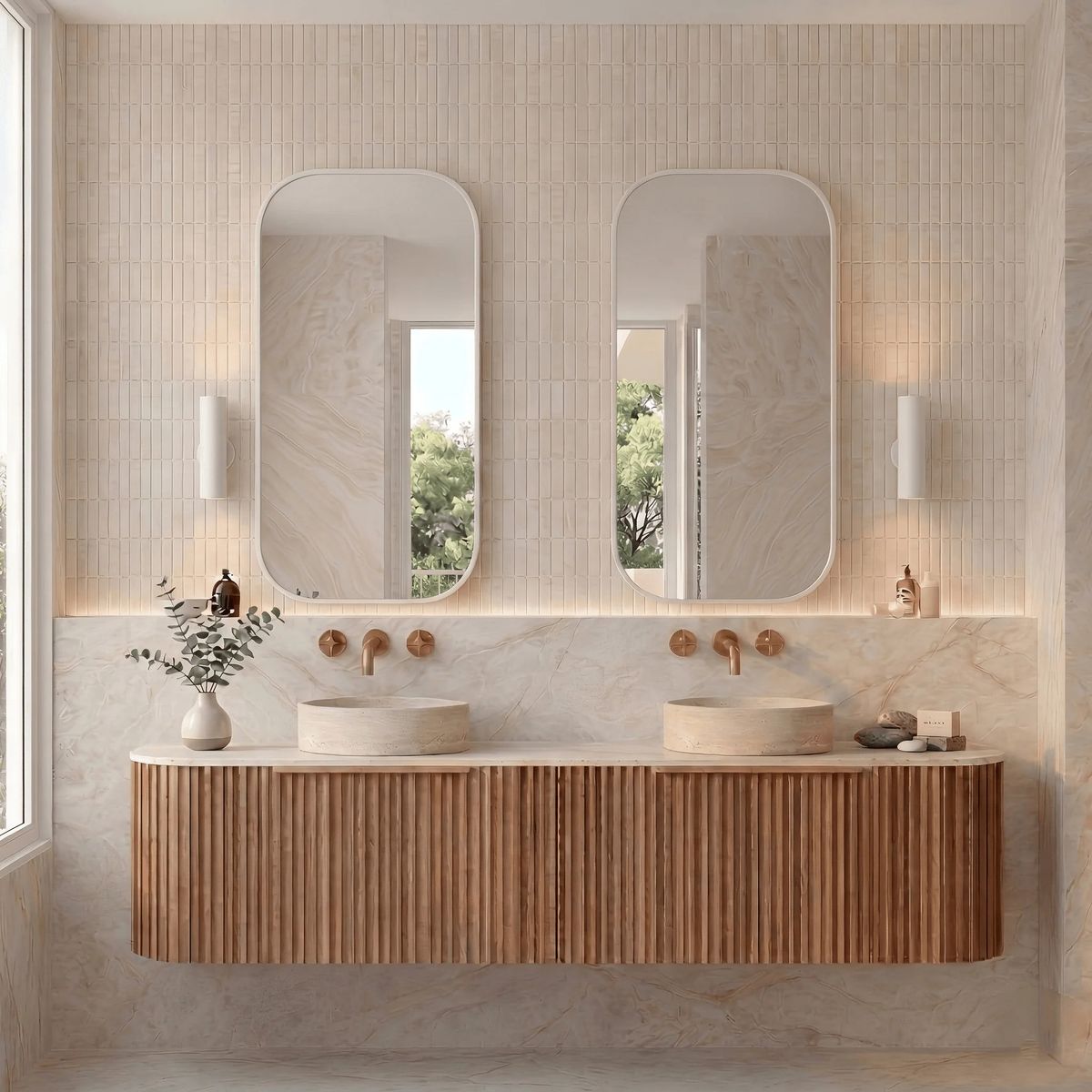 Rec Framed Shaving Cabinet, 450x900mm, Matte White
