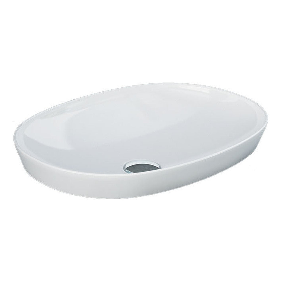 Fienza RAK Variant Round Small Oval Semi-Inset Basin