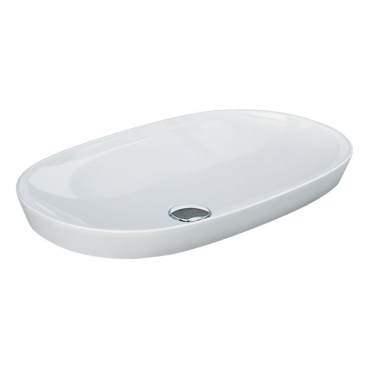 Fienza RAK Variant Large Oval Semi-Inset Basin