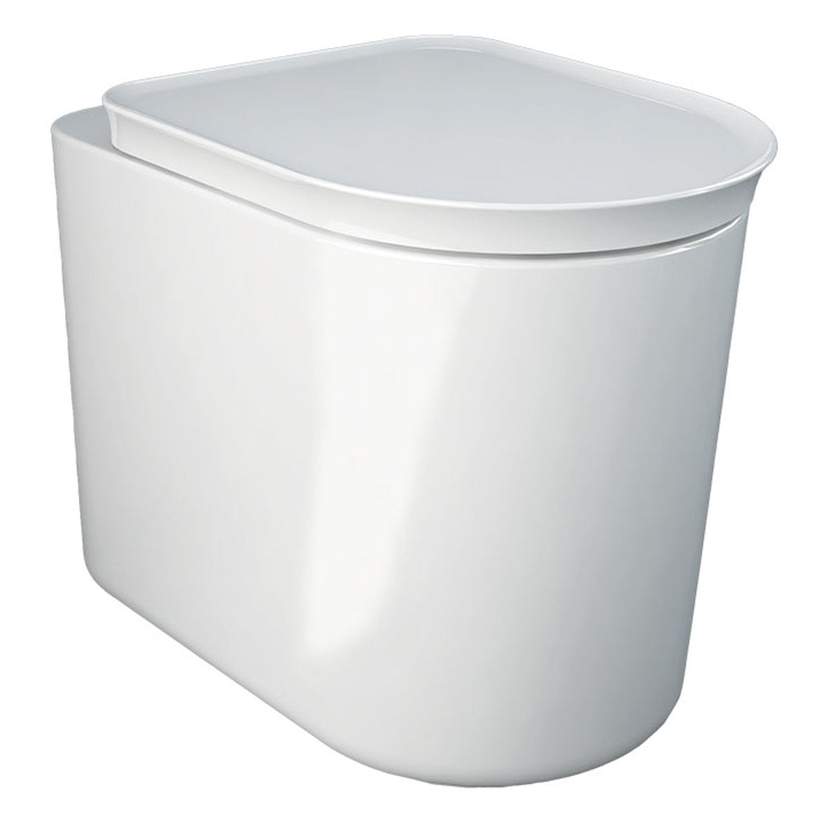 Fienza RAK Valet Wall-Faced Toilet, Alpine Gloss White