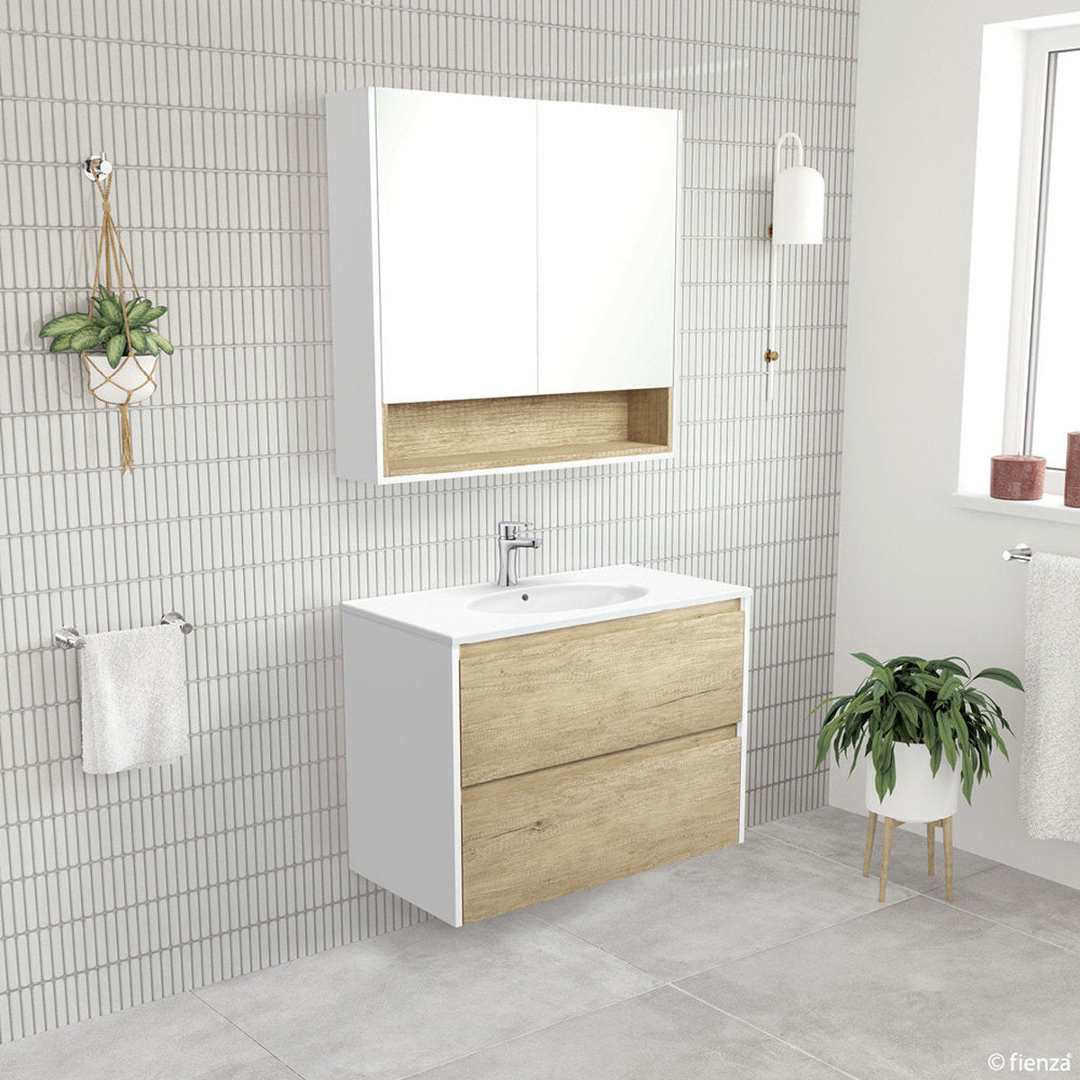 Fienza Amato Satin White Side Panel Kit