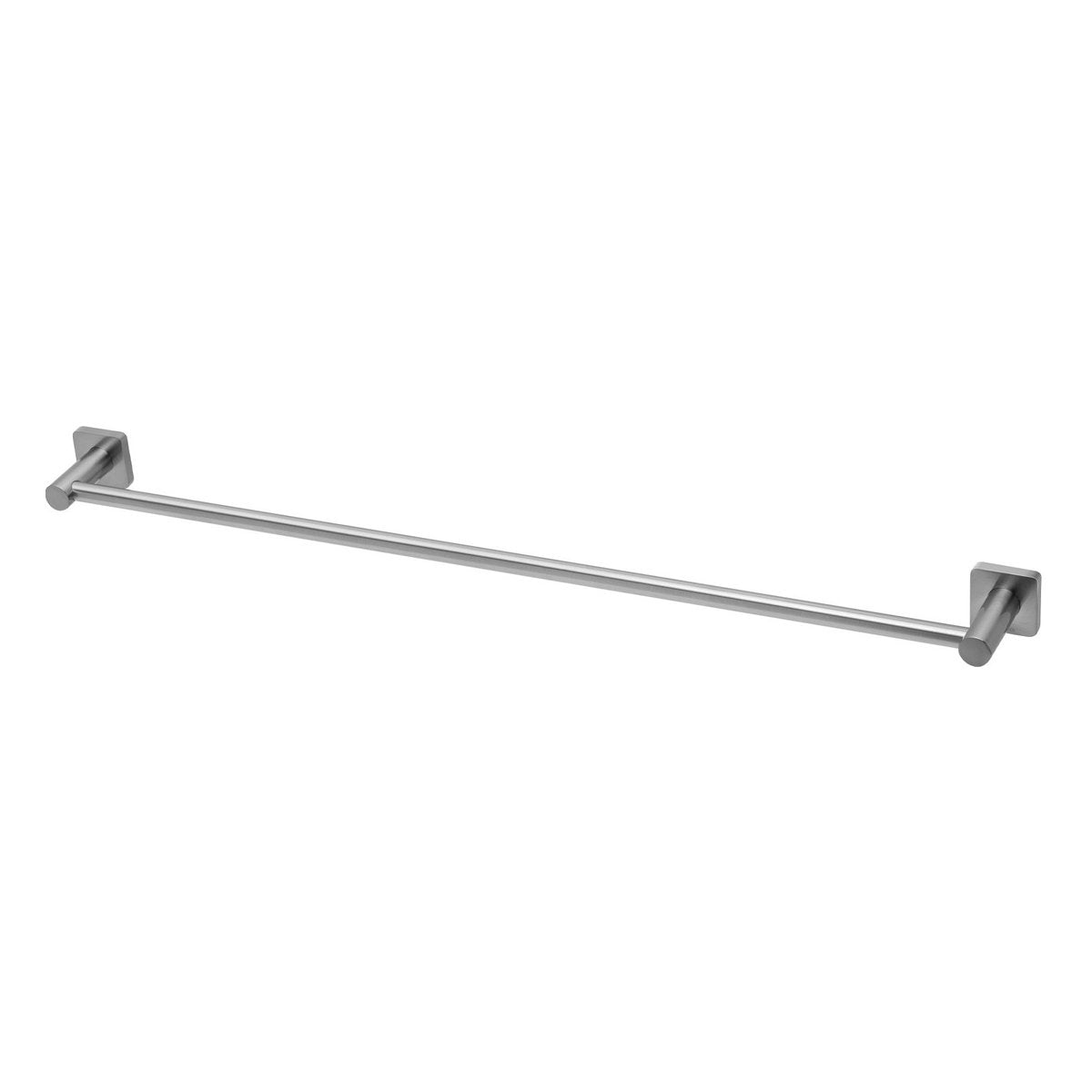 Phoenix Radii Stainless Steel 316 Single Towel Rail 800mm Square Plate