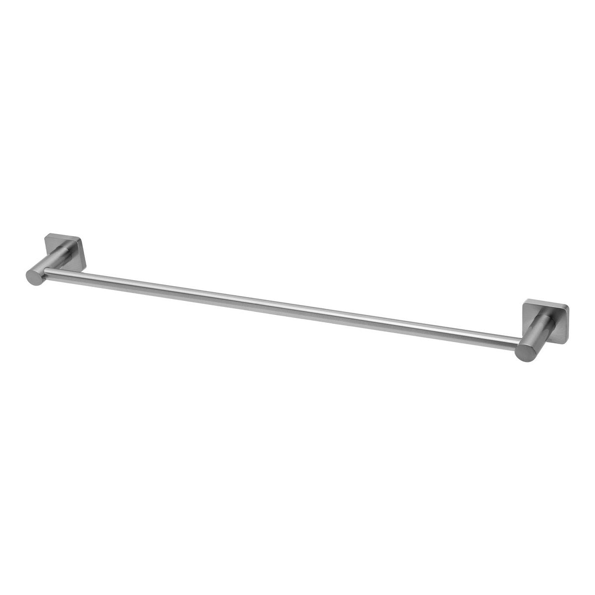 Phoenix Radii Stainless Steel 316 Single Towel Rail 600mm Square Plate