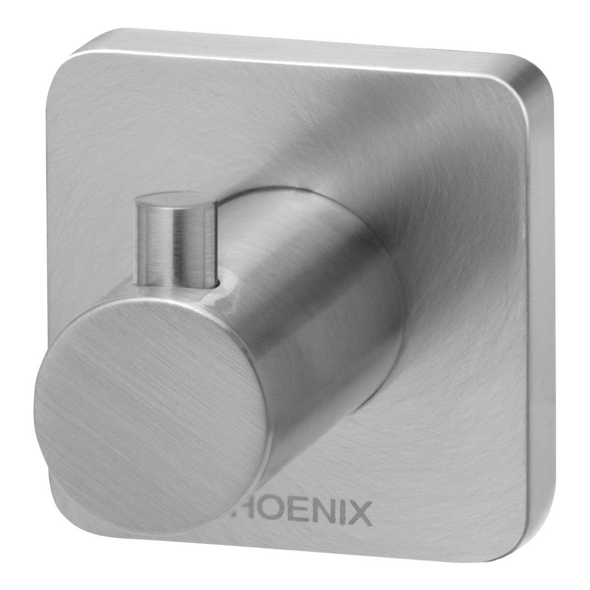 Phoenix Radii Stainless Steel 316 Robe Hook Square Plate