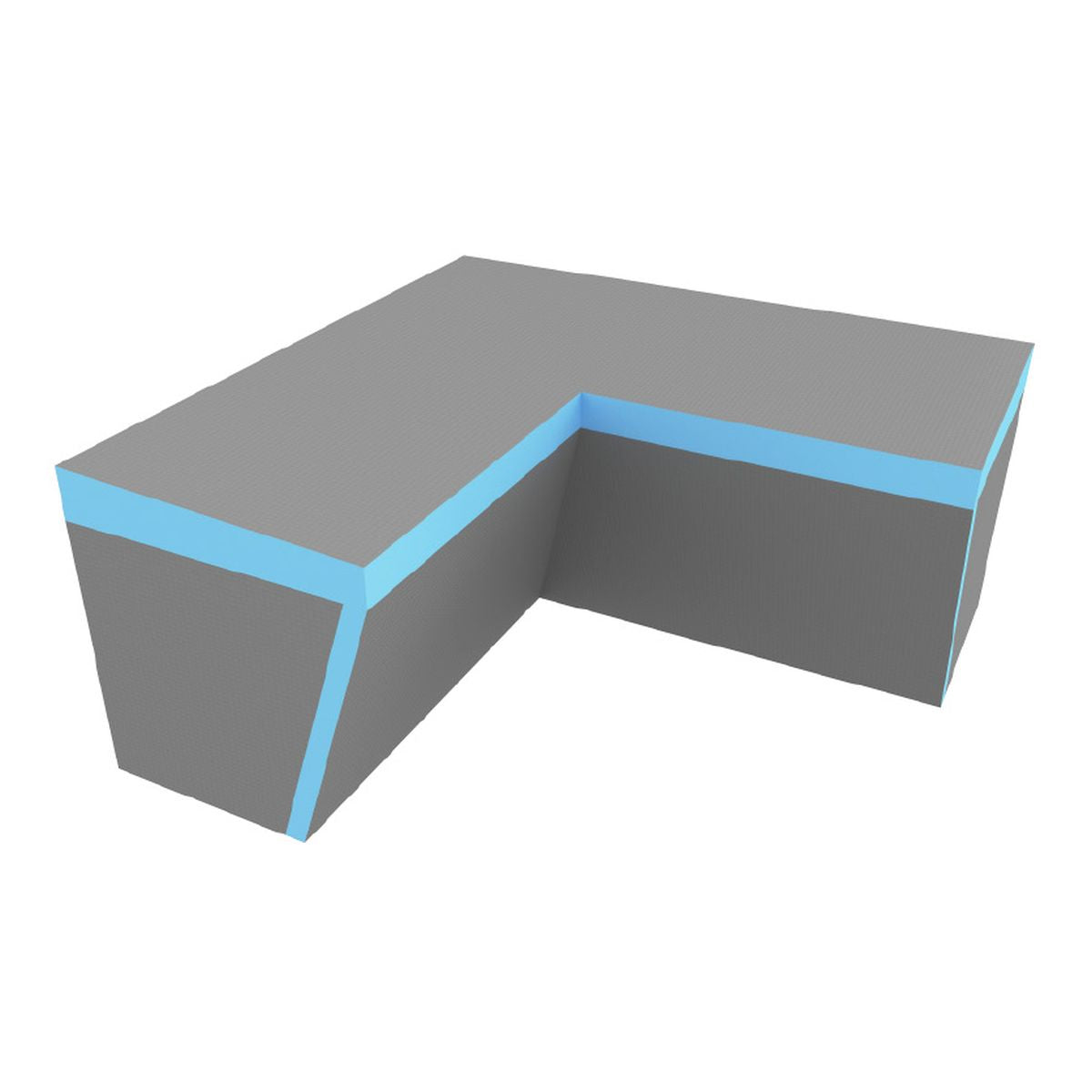 Radiant Thermasheet Corner Shower Seat 1000 X 450 X 470MM