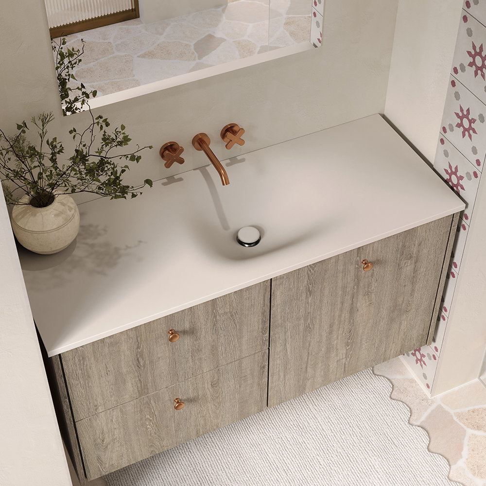 Satori Moulded Basin Top 1200, Vanilla