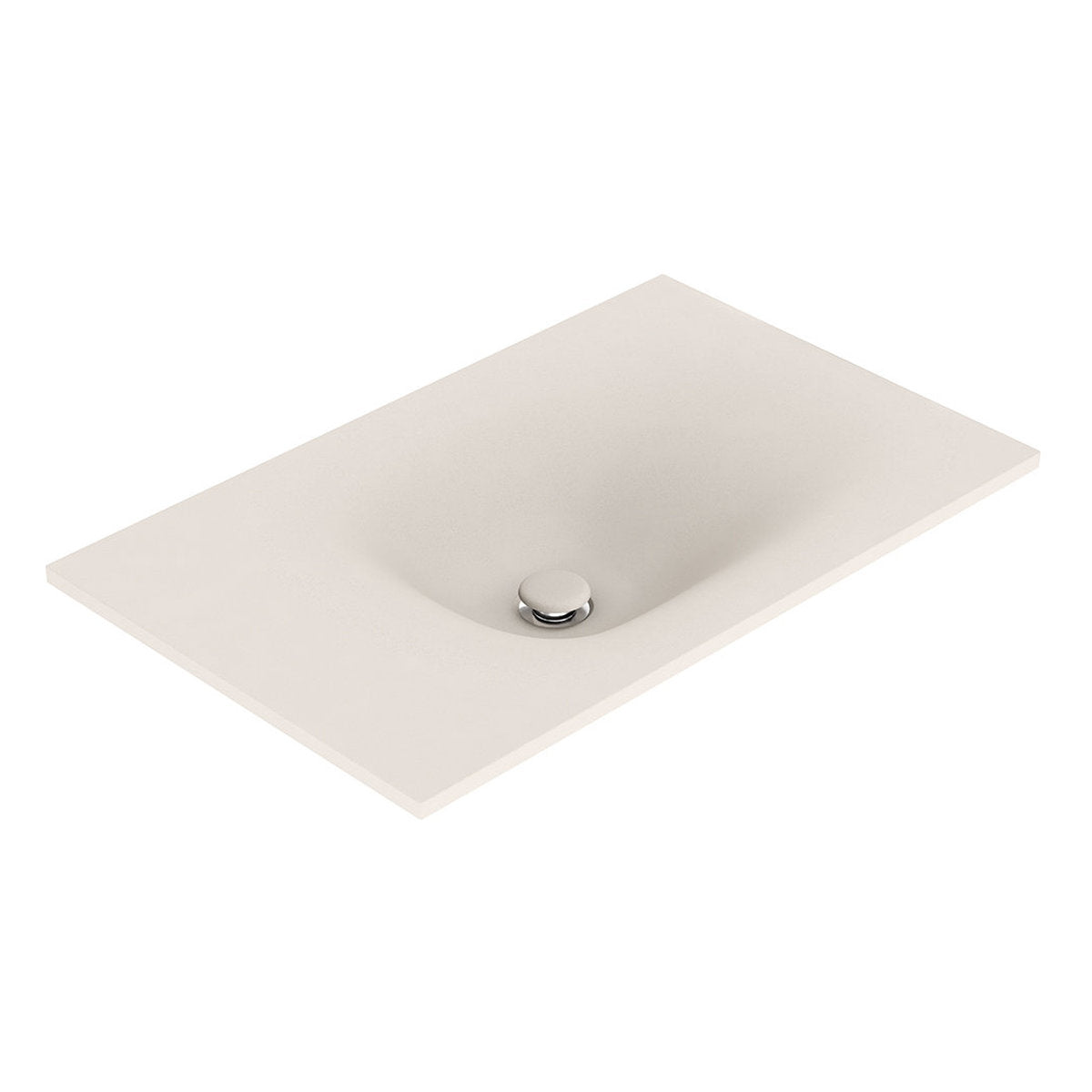 Satori Moulded Basin Top 750, Vanilla