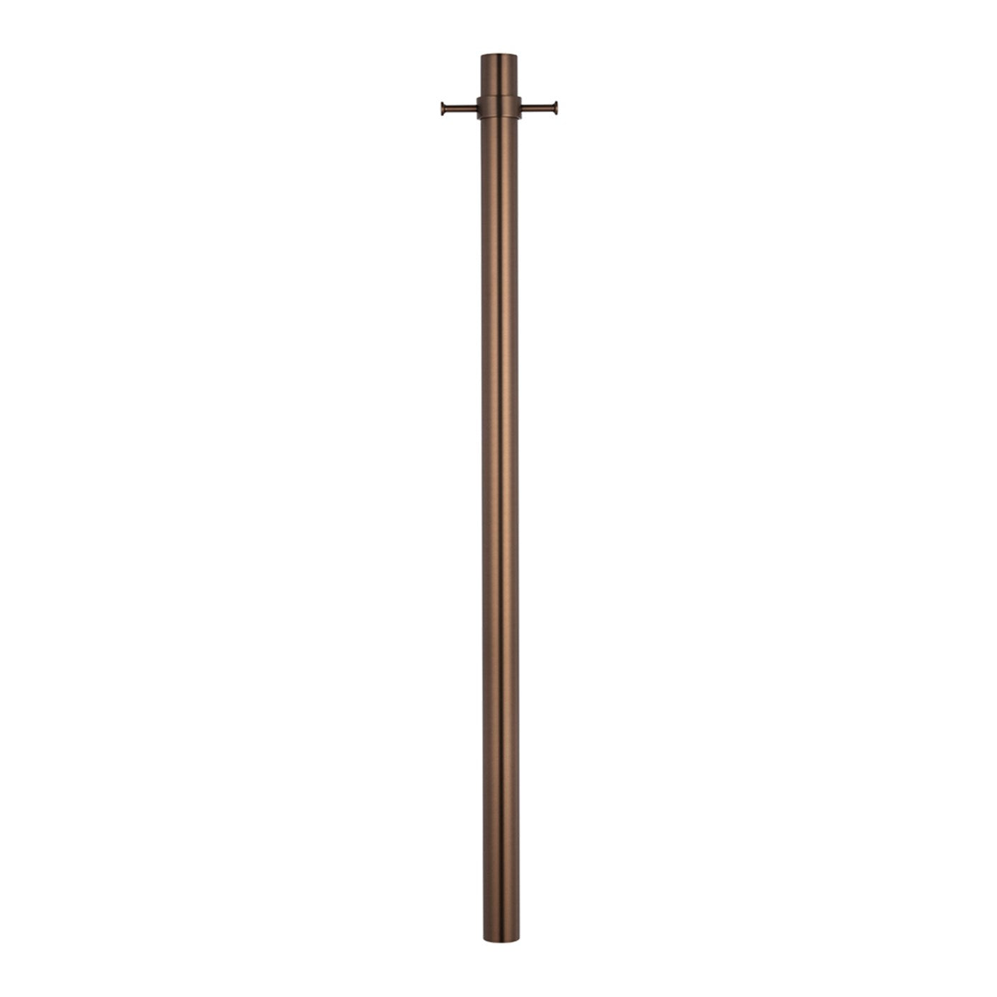 Radiant Vertical Single Heated Towel Bar 40mm X 950mm Sunset Bronze