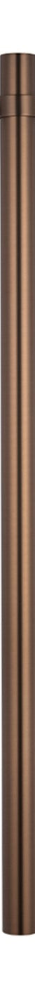 Radiant Vertical Single Heated Towel Bar 40mm X 950mm Sunset Bronze