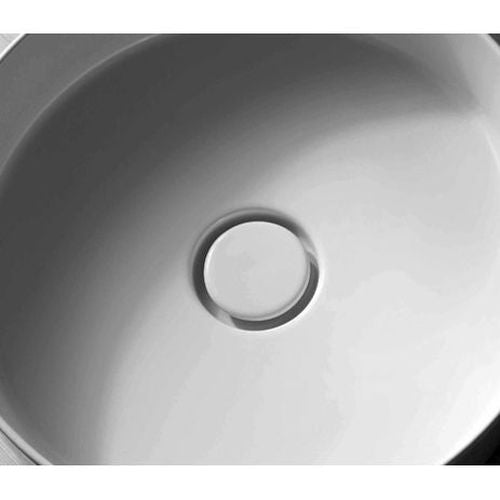 Studio Bagno 32mm Flat Top Ceramic Plug & Waste - Gloss White