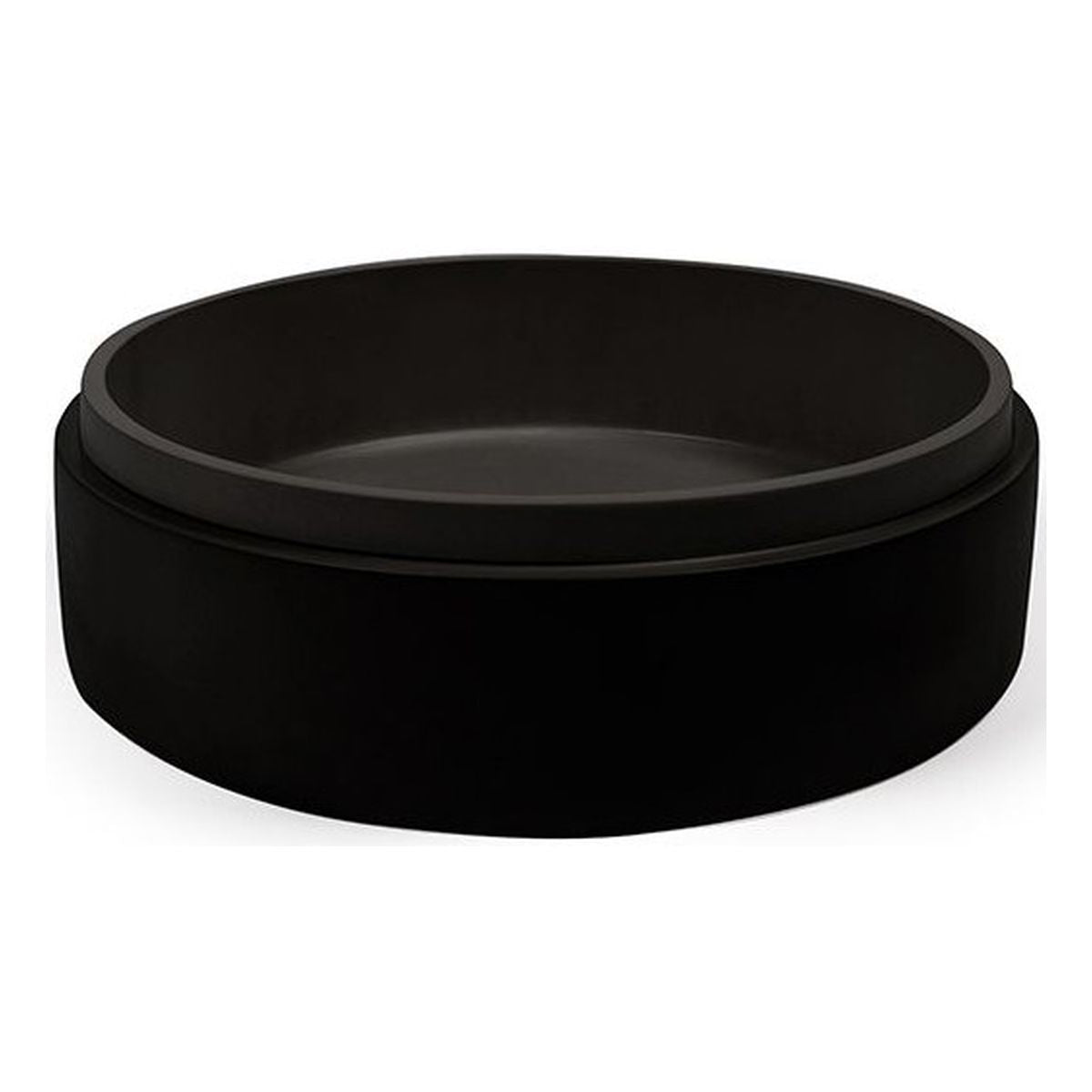 Nood Surface Mount Stepp Circle Basin in Charcoal