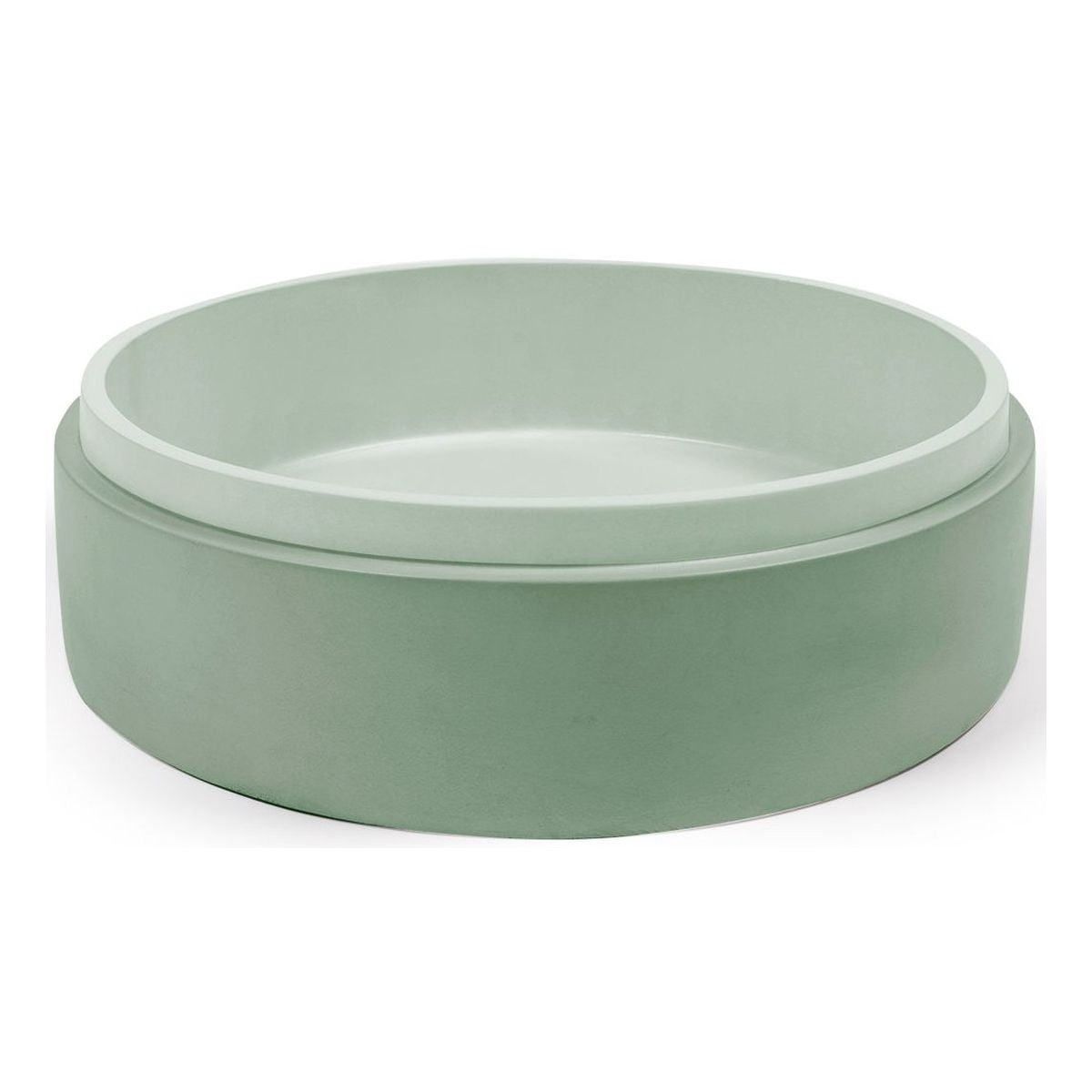 Nood Surface Mount Stepp Circle Basin in Mint