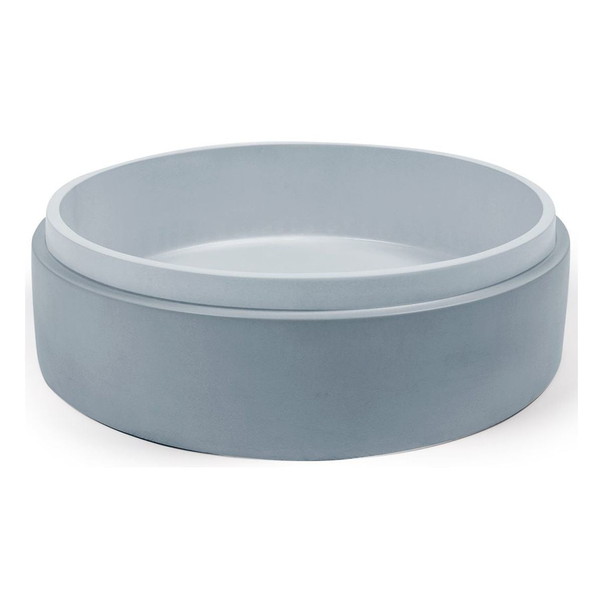 Nood Surface Mount Stepp Circle Basin in Powder Blue