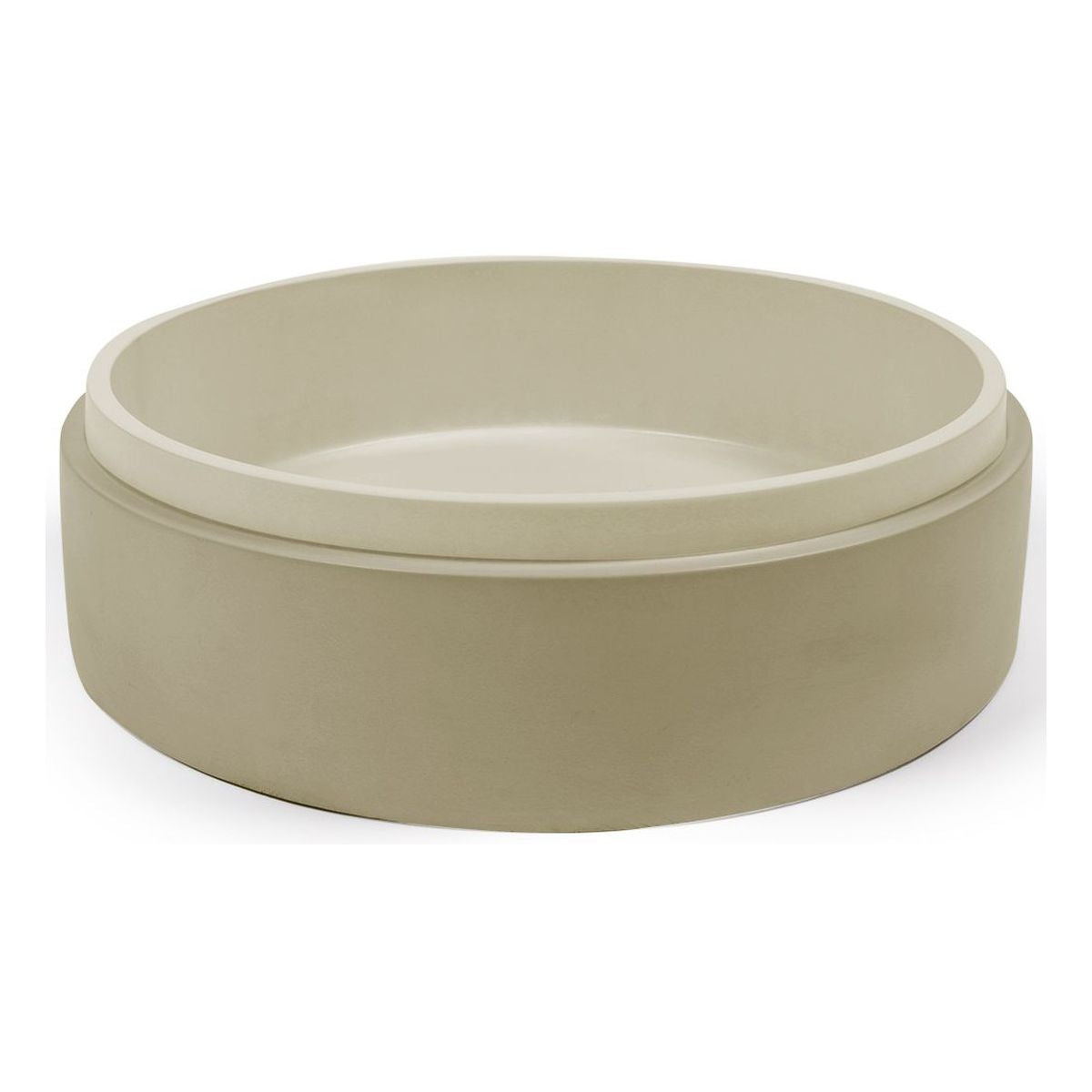 Nood Surface Mount Stepp Circle Basin in Sand