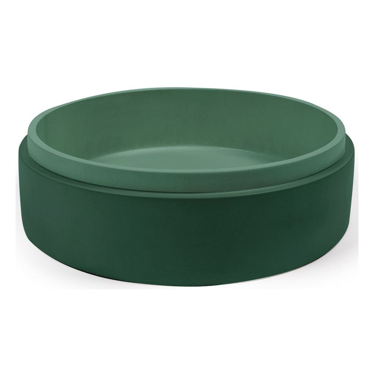 Nood Surface Mount Stepp Circle Basin in Teal