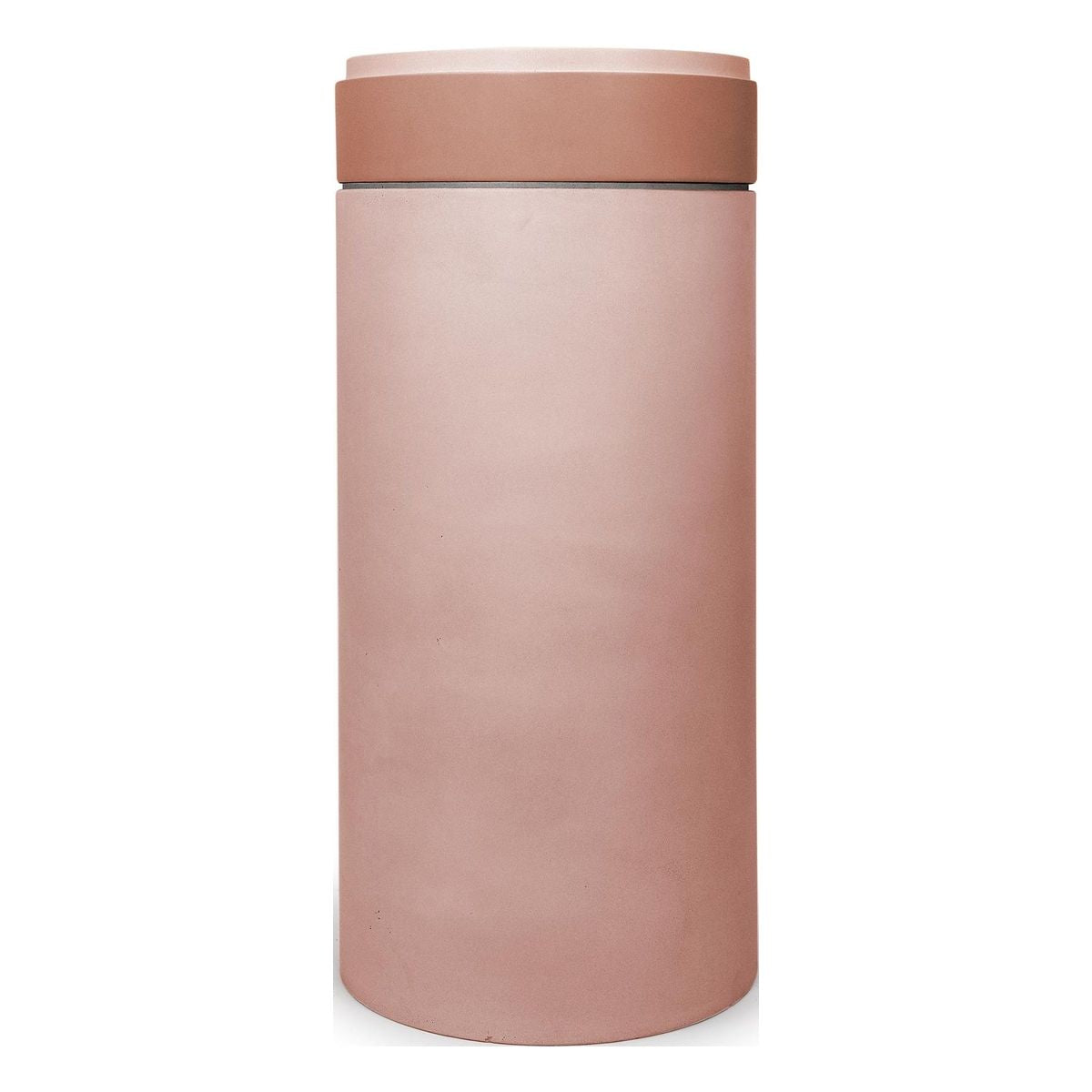 Nood Cylinder Stepp Circle Basin in Blush Pink