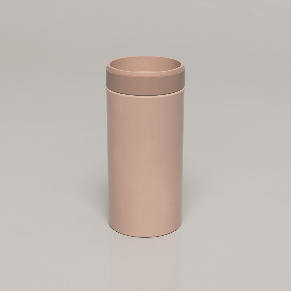 Nood Cylinder Stepp Circle Basin in Blush Pink