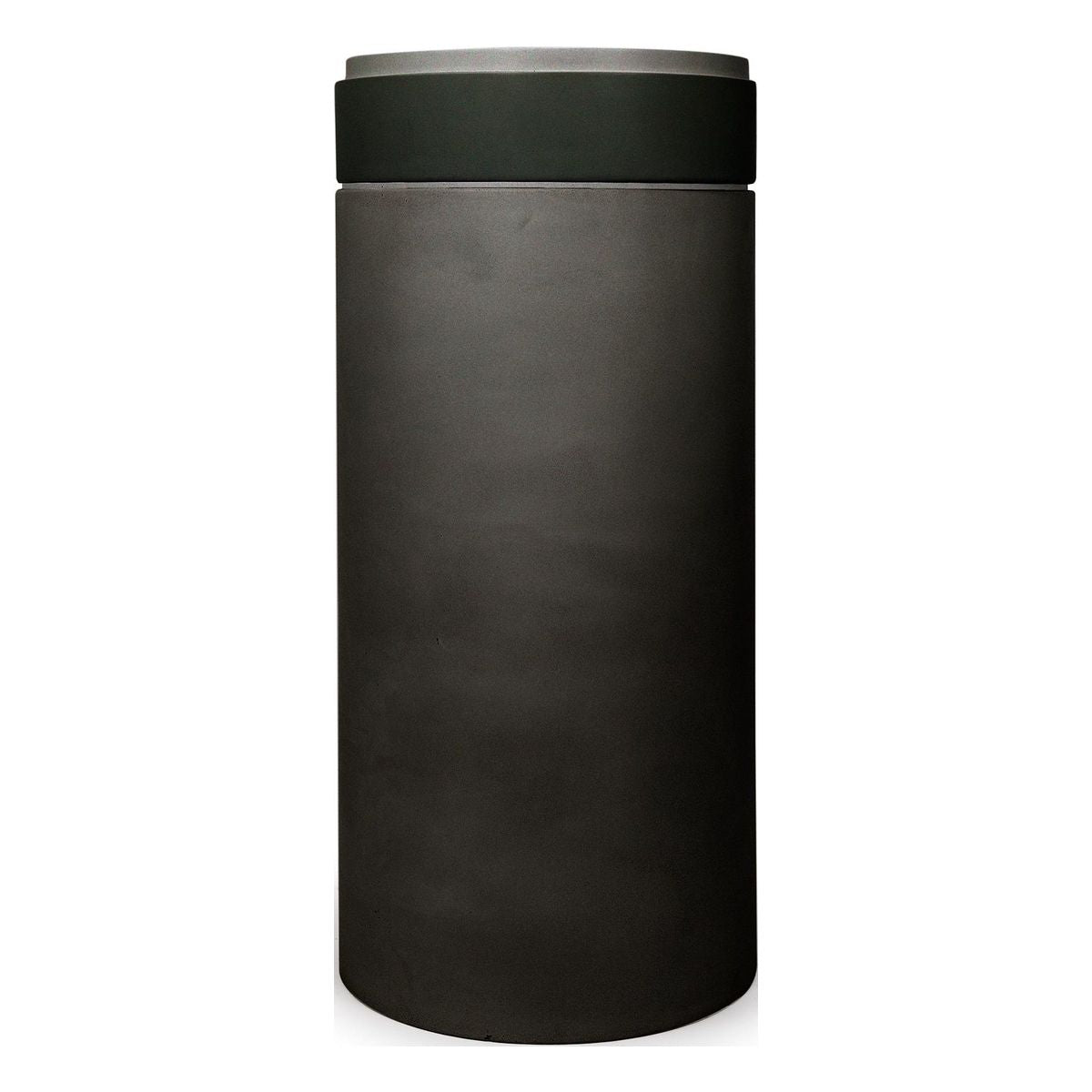 Nood Cylinder Stepp Circle Basin in Charcoal