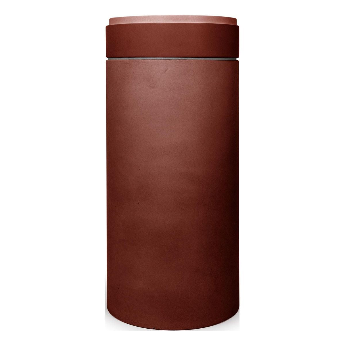 Nood Cylinder Stepp Circle Basin in Clay