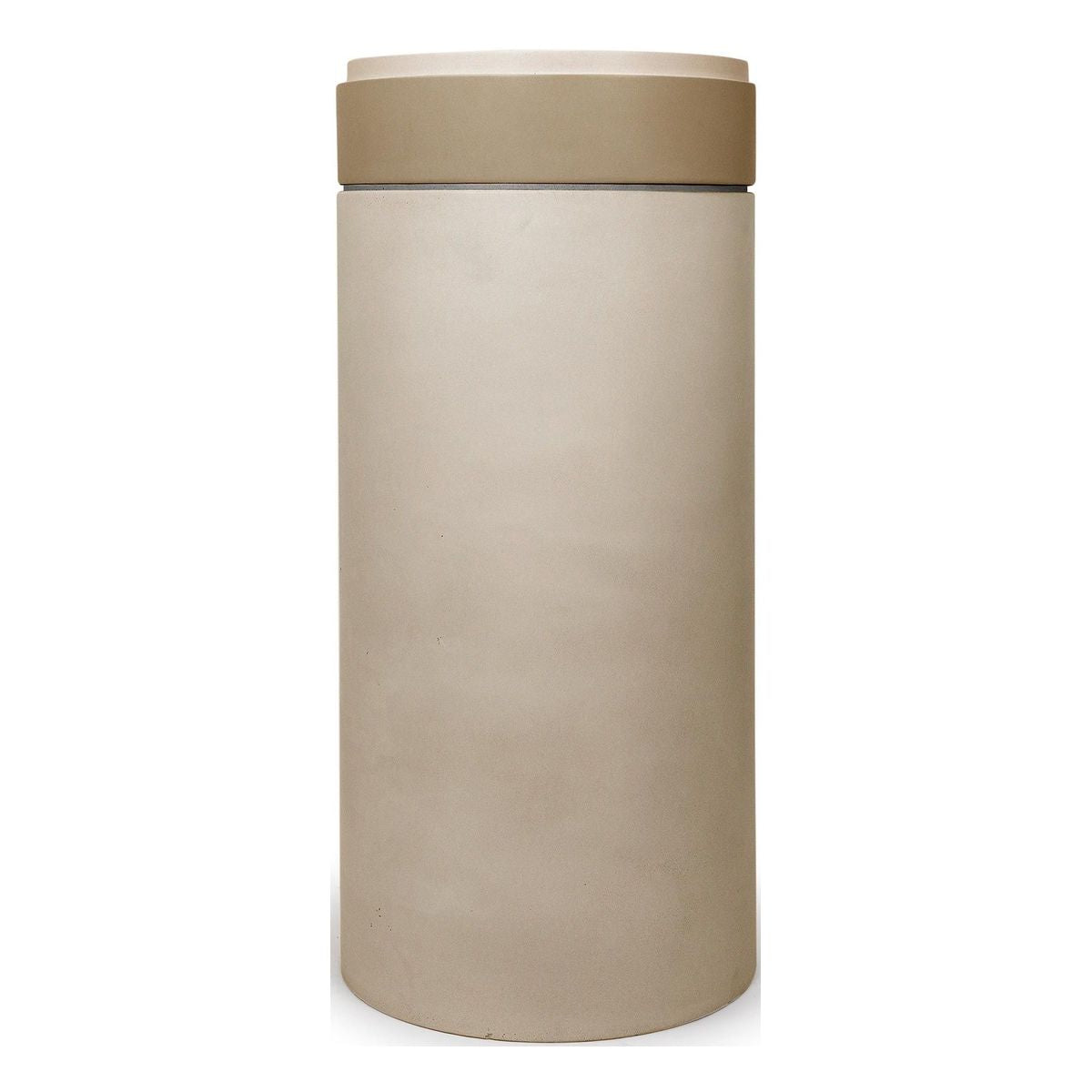 Nood Cylinder Stepp Circle Basin in Custard