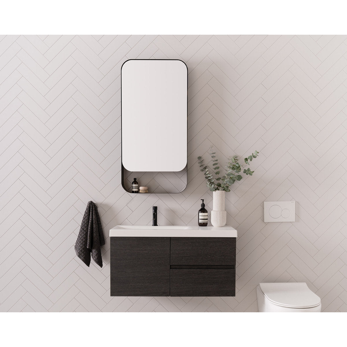 ADP Enzo Mirrored Cabinet 500, 1-Door