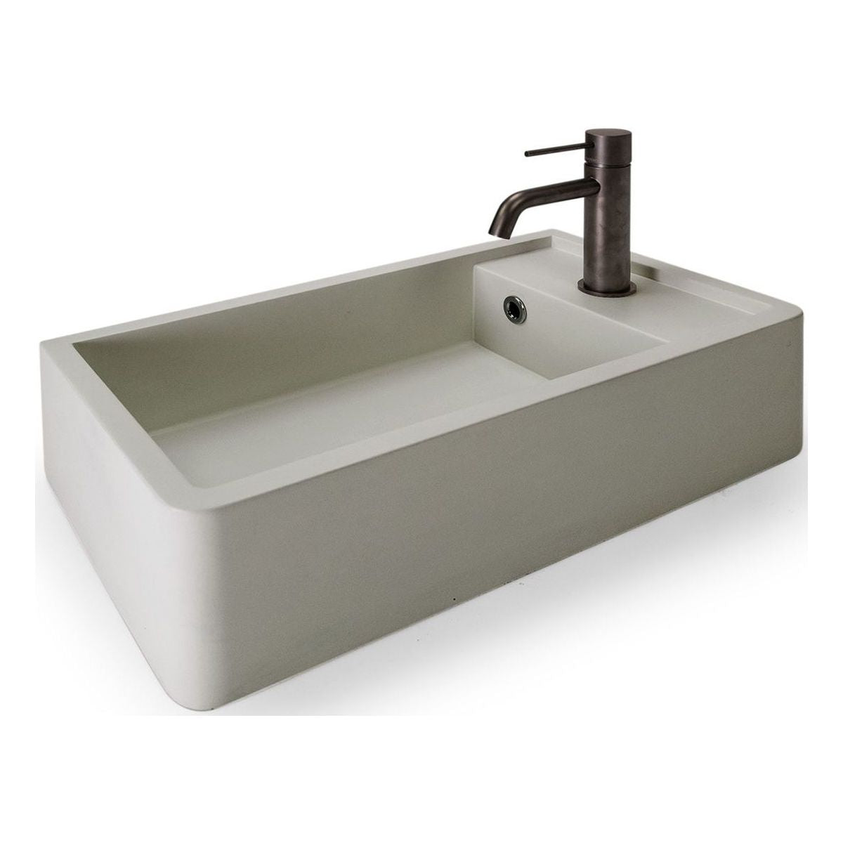 Nood Surface Mount Shelf 01 Basin No Taphole/ No Overflow in Cloud