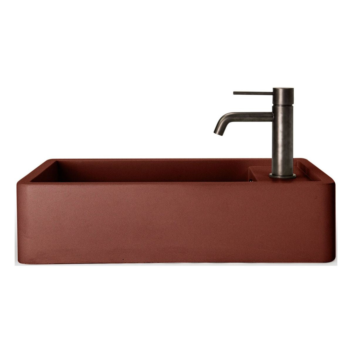 Nood Surface Mount Shelf 01 Basin No Taphole/ No Overflow Clay