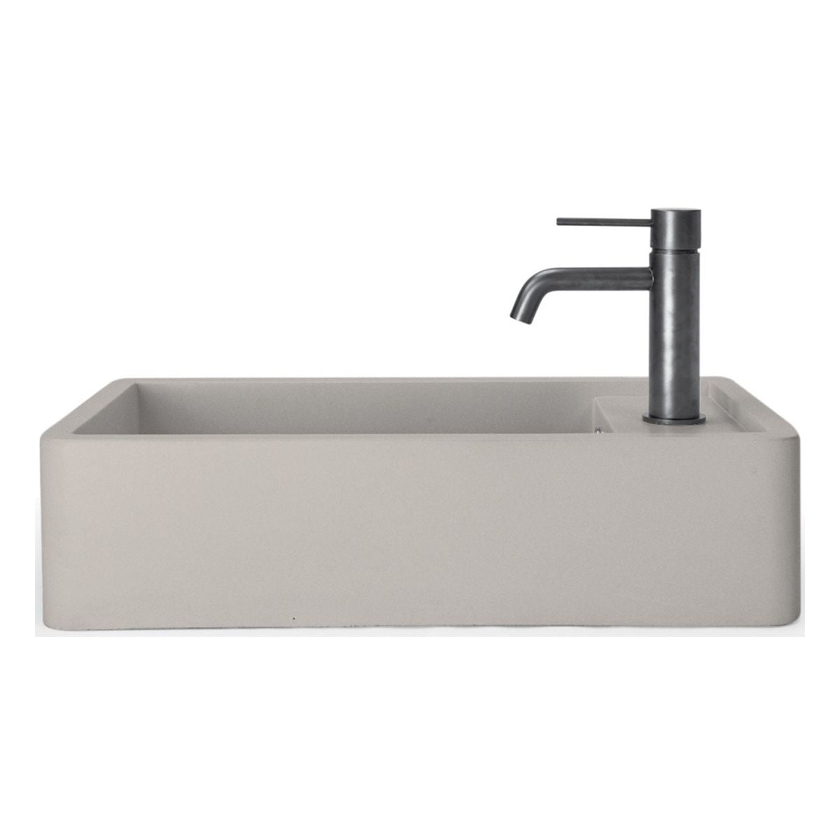 Nood Surface Mount Shelf 01 Basin No Taphole/ No Overflow in Mushroom