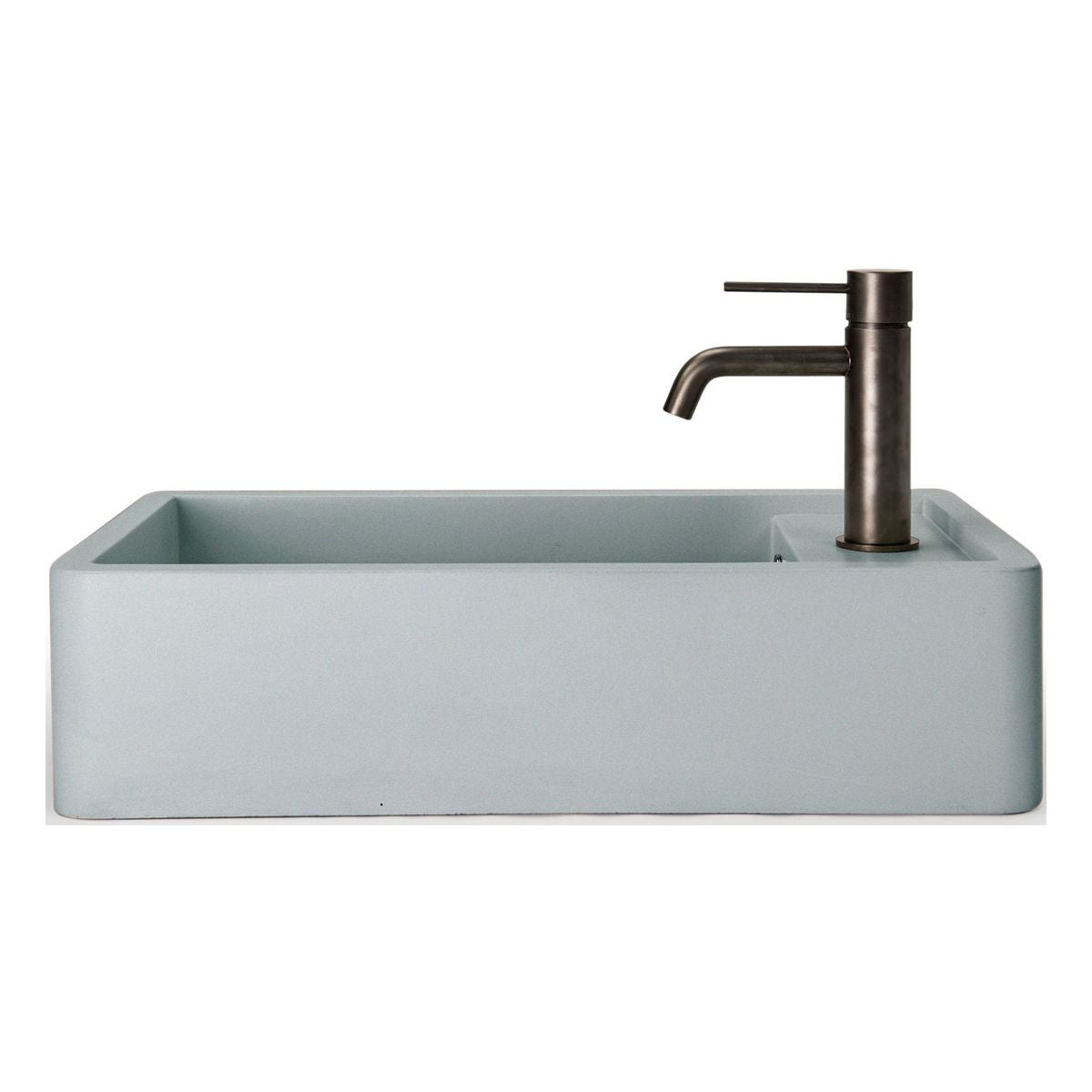 Nood Surface Mount Shelf 01 Basin No Taphole/ No Overflow Powder Blue