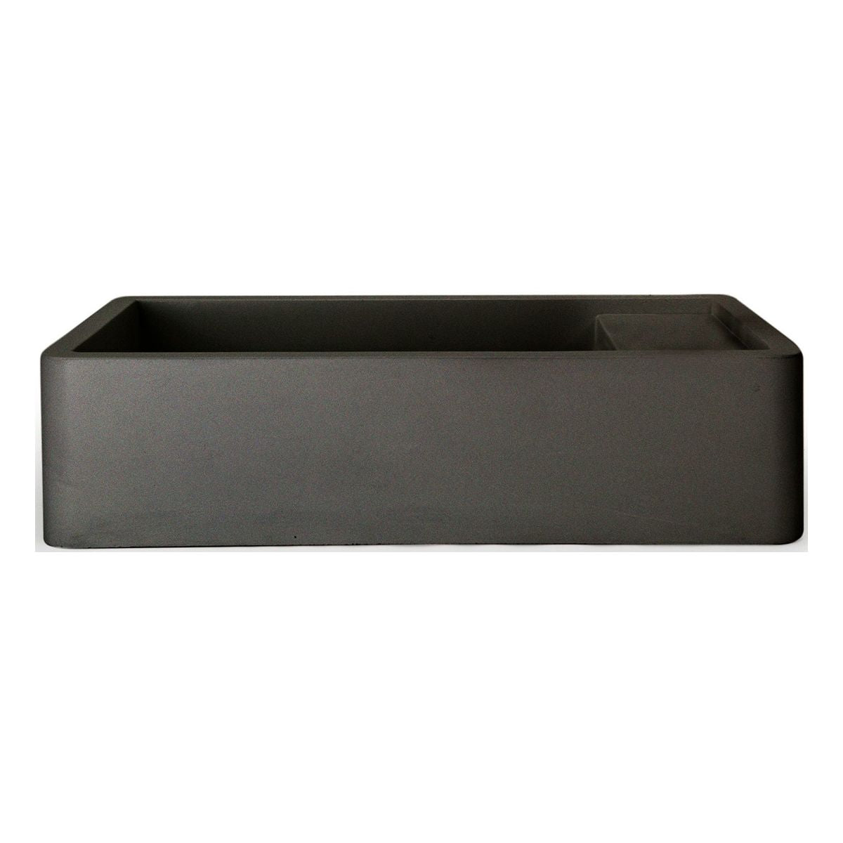 Nood Surface Mount Shelf 01 Basin With Taphole/ No Overflow in Charcoal