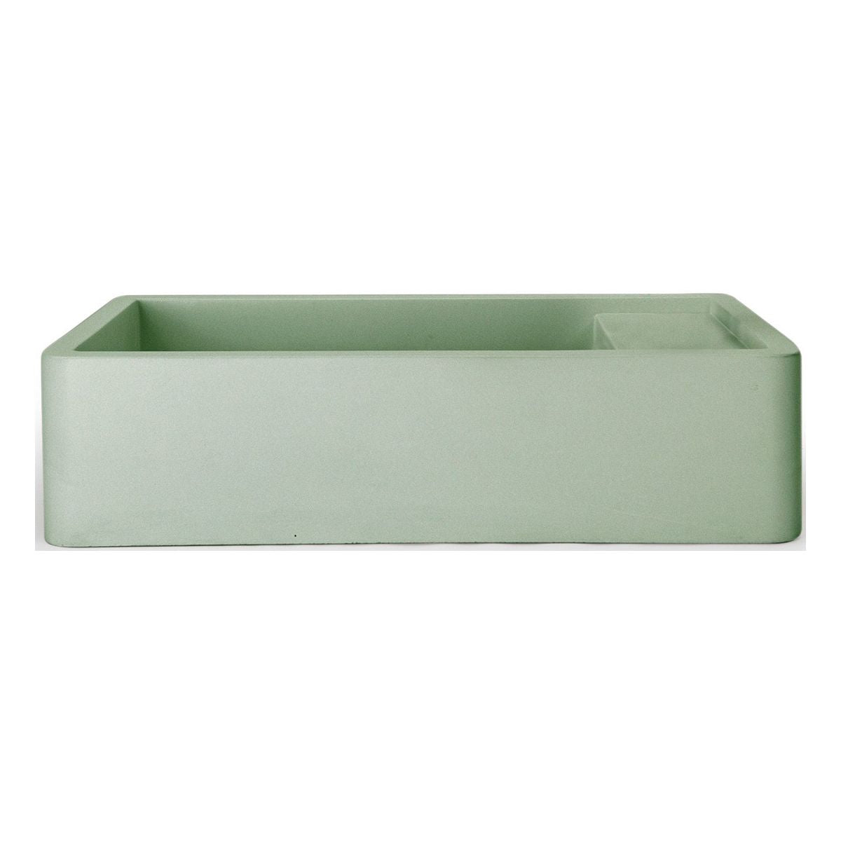 Nood Surface Mount Shelf 01 Basin With Taphole/ No Overflow in Mint