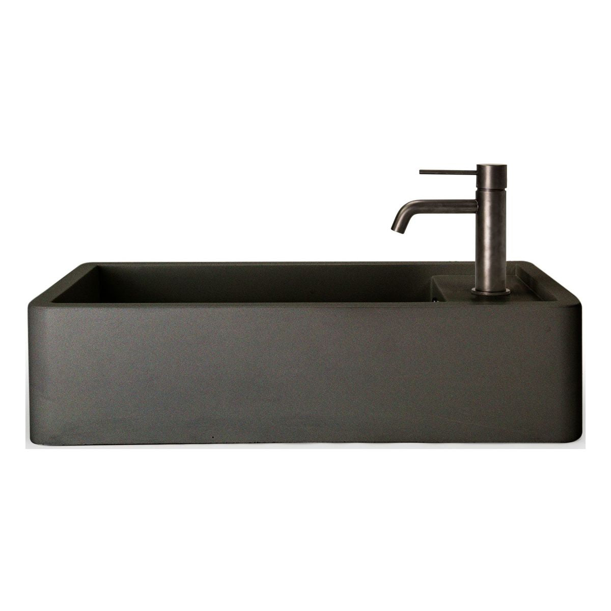 Nood Surface Mount Shelf 02 Basin in Charcoal