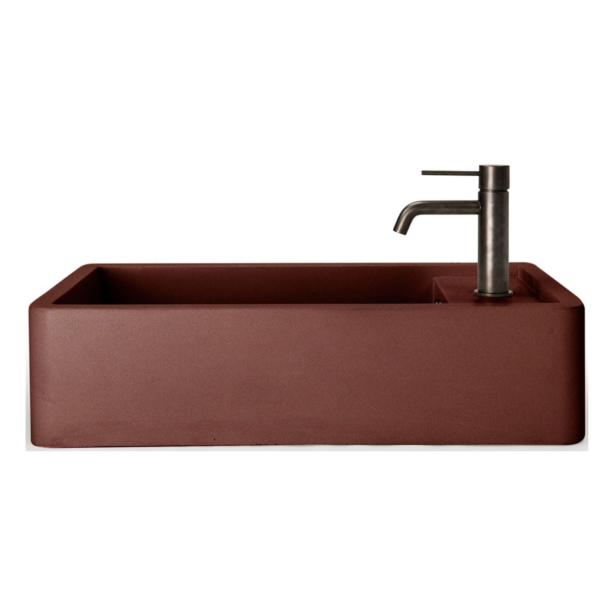 Nood Surface Mount Shelf 02 Basin in Clay