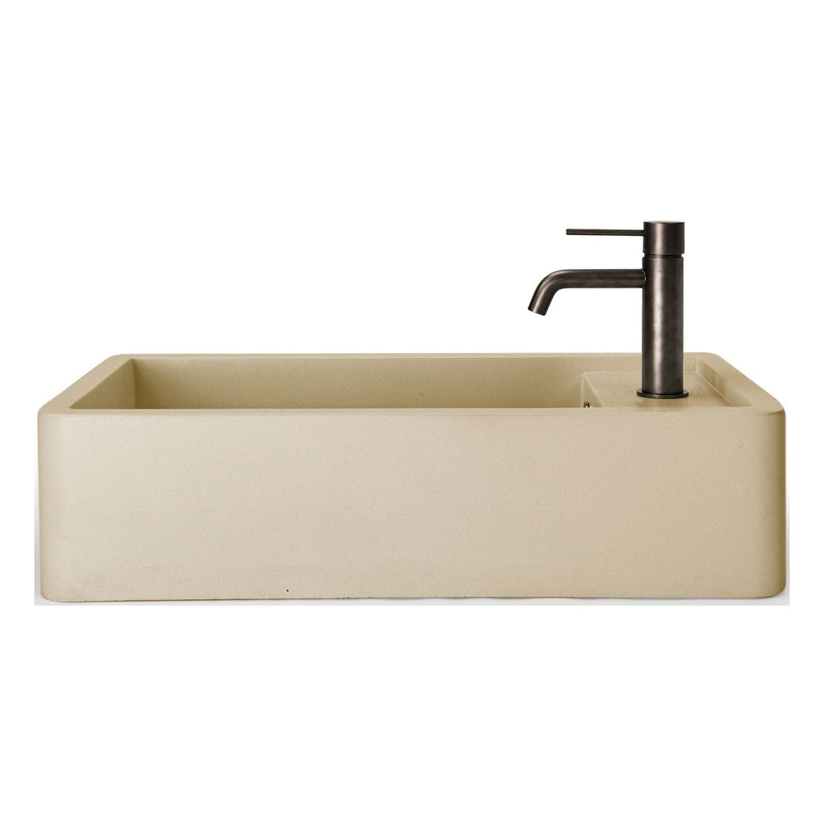 Nood Surface Mount Shelf 02 Basin in Custard