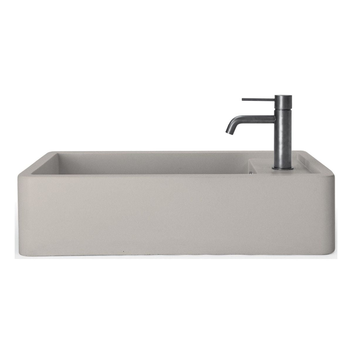 Nood Surface Mount Shelf 02 Basin in Mushroom