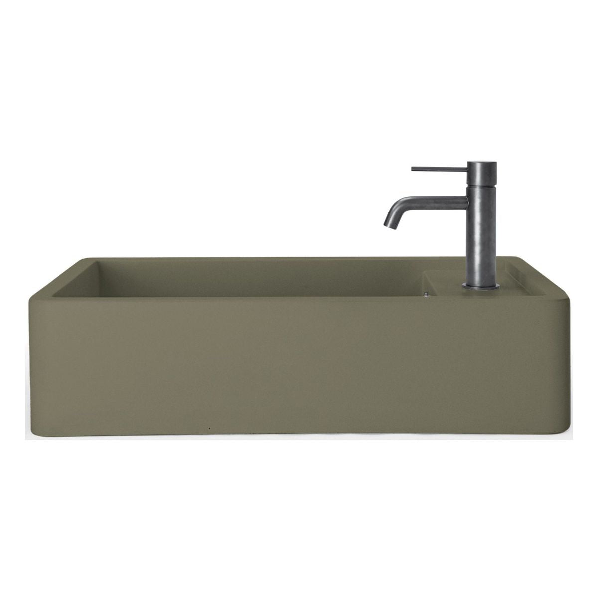 Nood Surface Mount Shelf 02 Basin in Olive