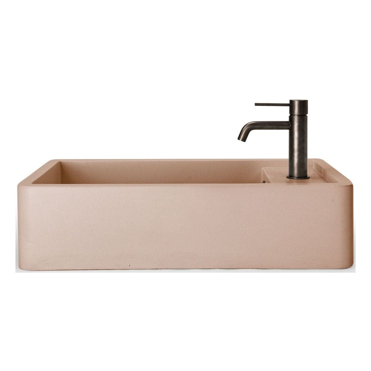 Nood Surface Mount Shelf 02 Basin in Pastel Peach